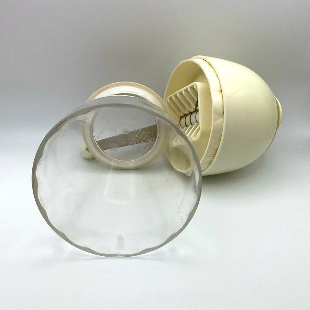 Vintage IKEA Of Sweden Groggy White Manual Hand-Crank Ice Crusher Counter Top